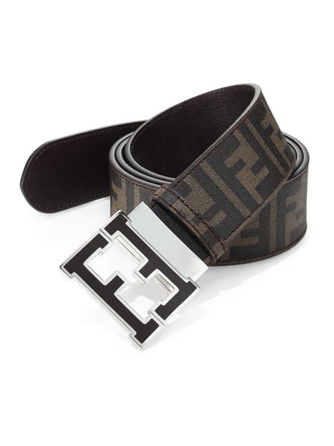 fendi logo reversible belt|Fendi reversible belt women's.